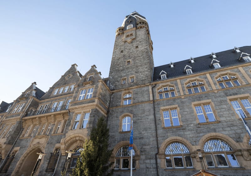 Das Rathaus der Stadt Remscheid.