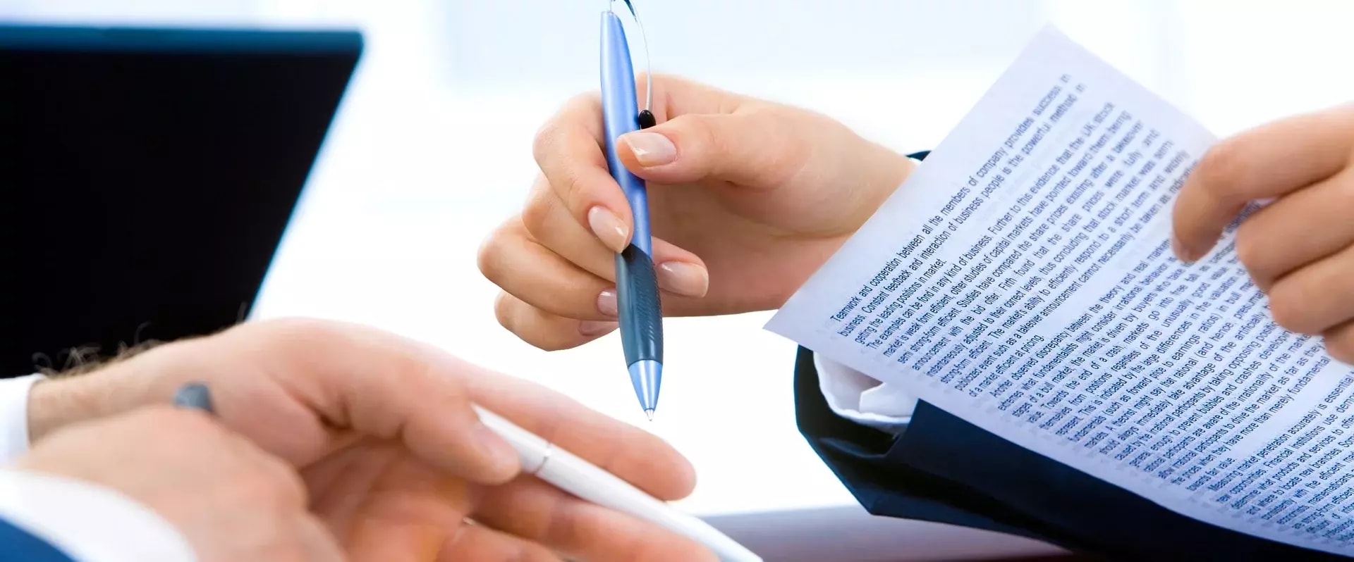 Vertragsunterzeichnung