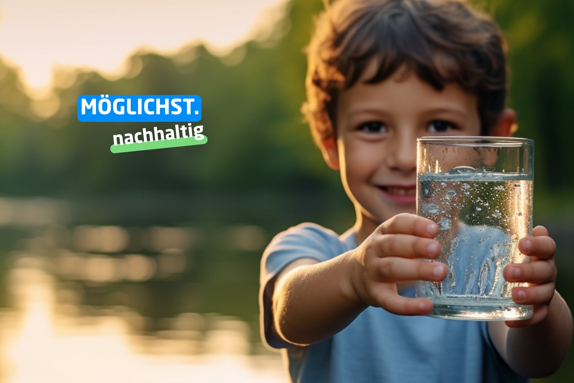 Werbeplakat für die Kampagne MÖGLICHST.nachhaltig