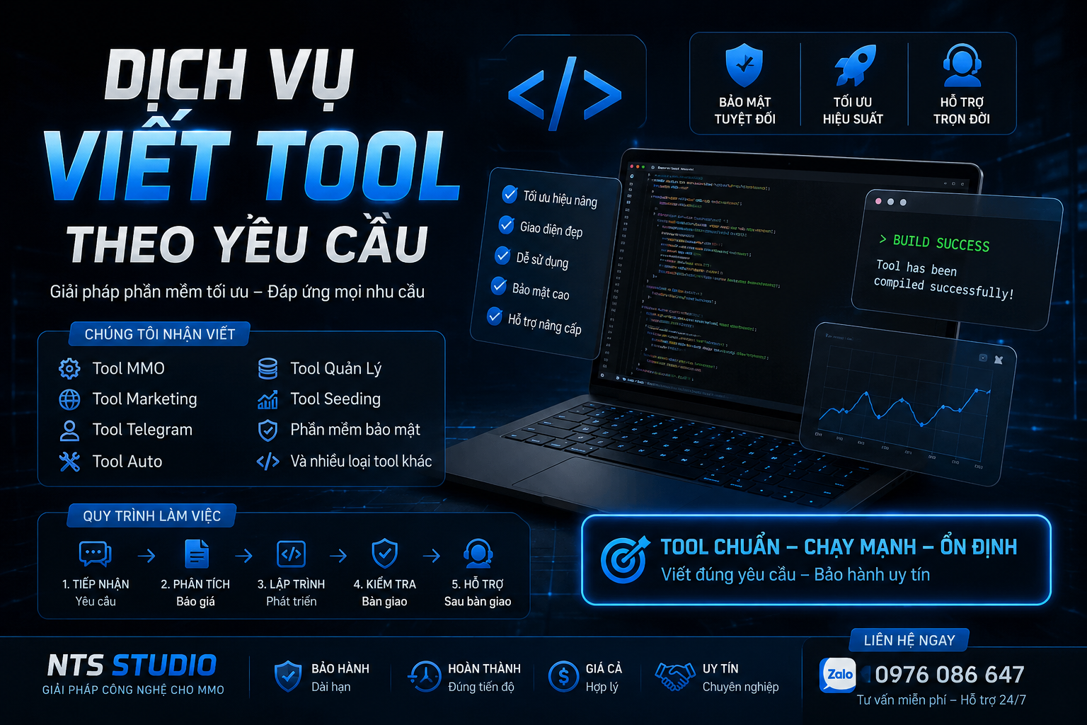 Dịch vụ viết Tool theo yêu cầu