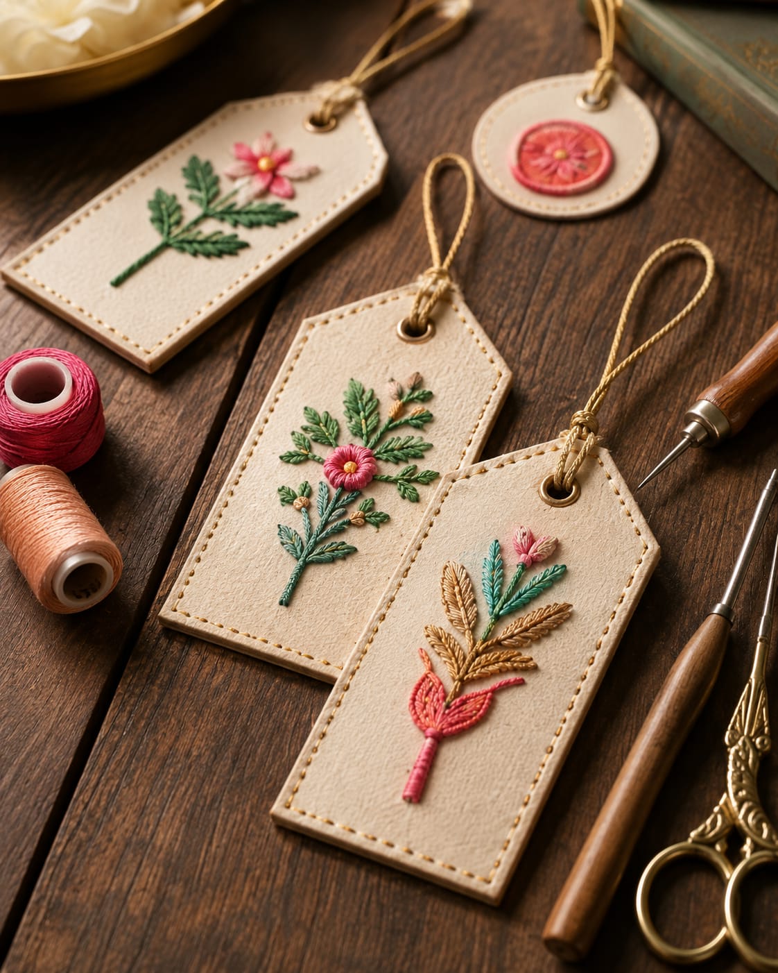 Embroidered Bookmark