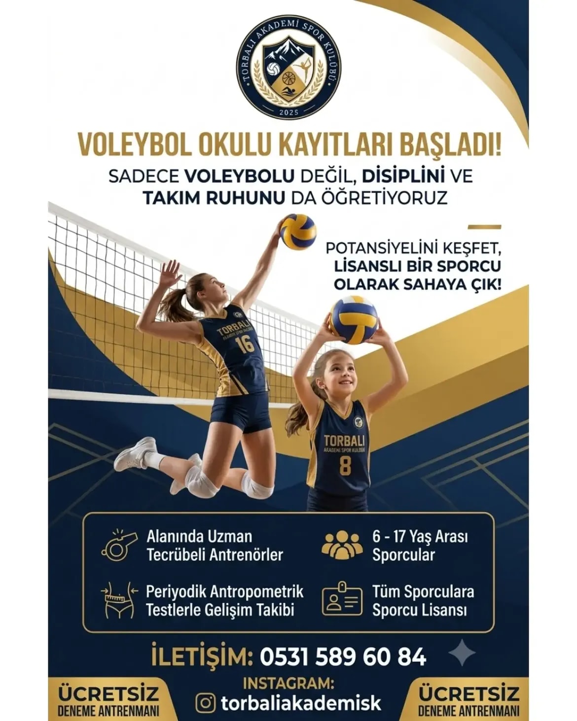 SAHAYA ÇIKMA ZAMANI! VOLEYBOL OKULU KAYITLARIMIZ BAŞLADI! 🔥