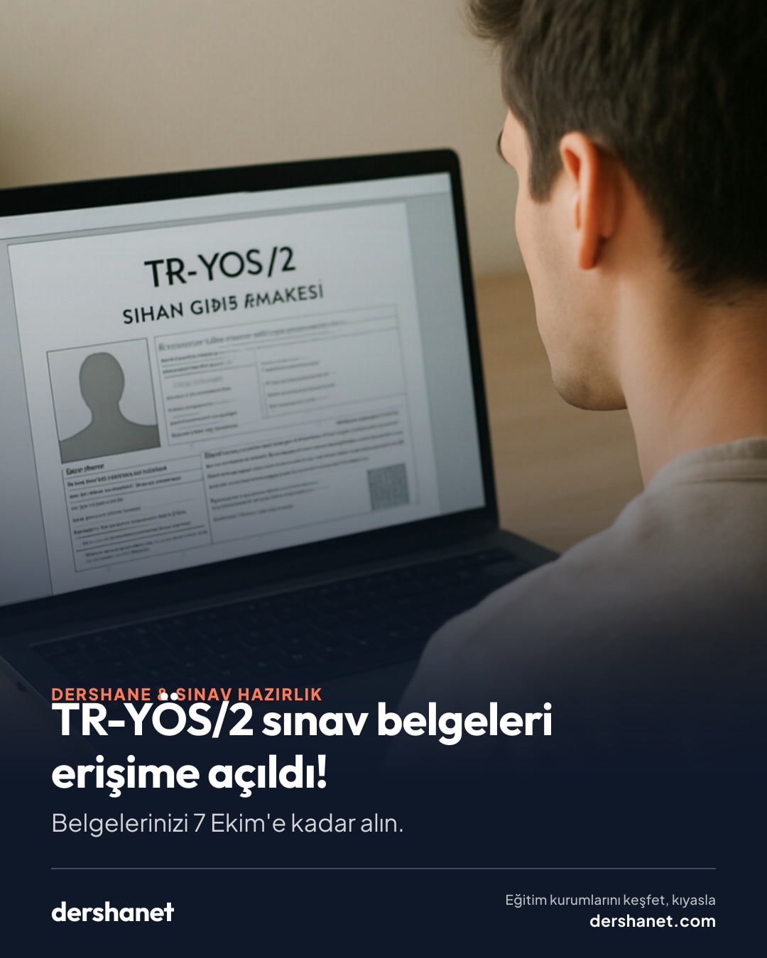 2026 TR-YÖS/2 Sınav Giriş Belgeleri Erişime Açıldı kapak görseli