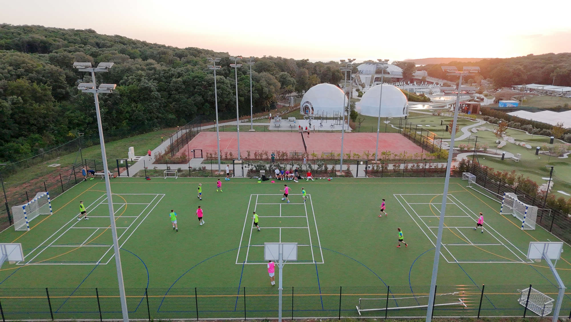 Training am Vormittag