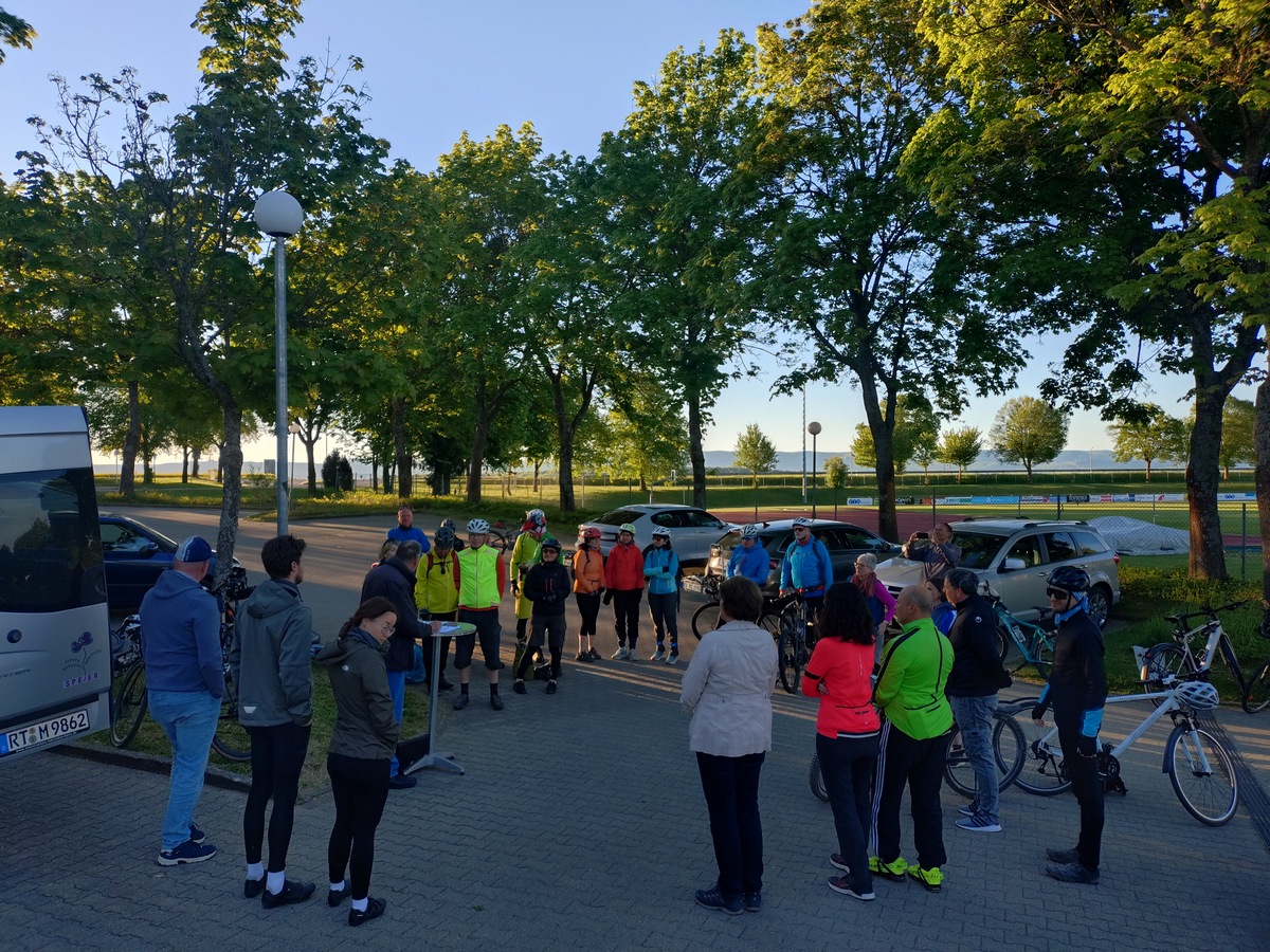 Frühmorgens ...