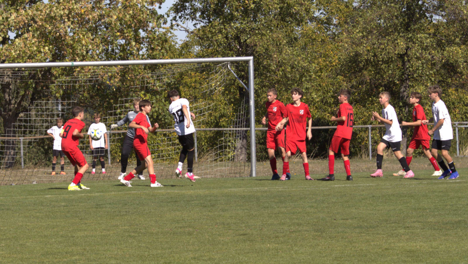Auch dieser Ball wollte leider nicht ins Tor
