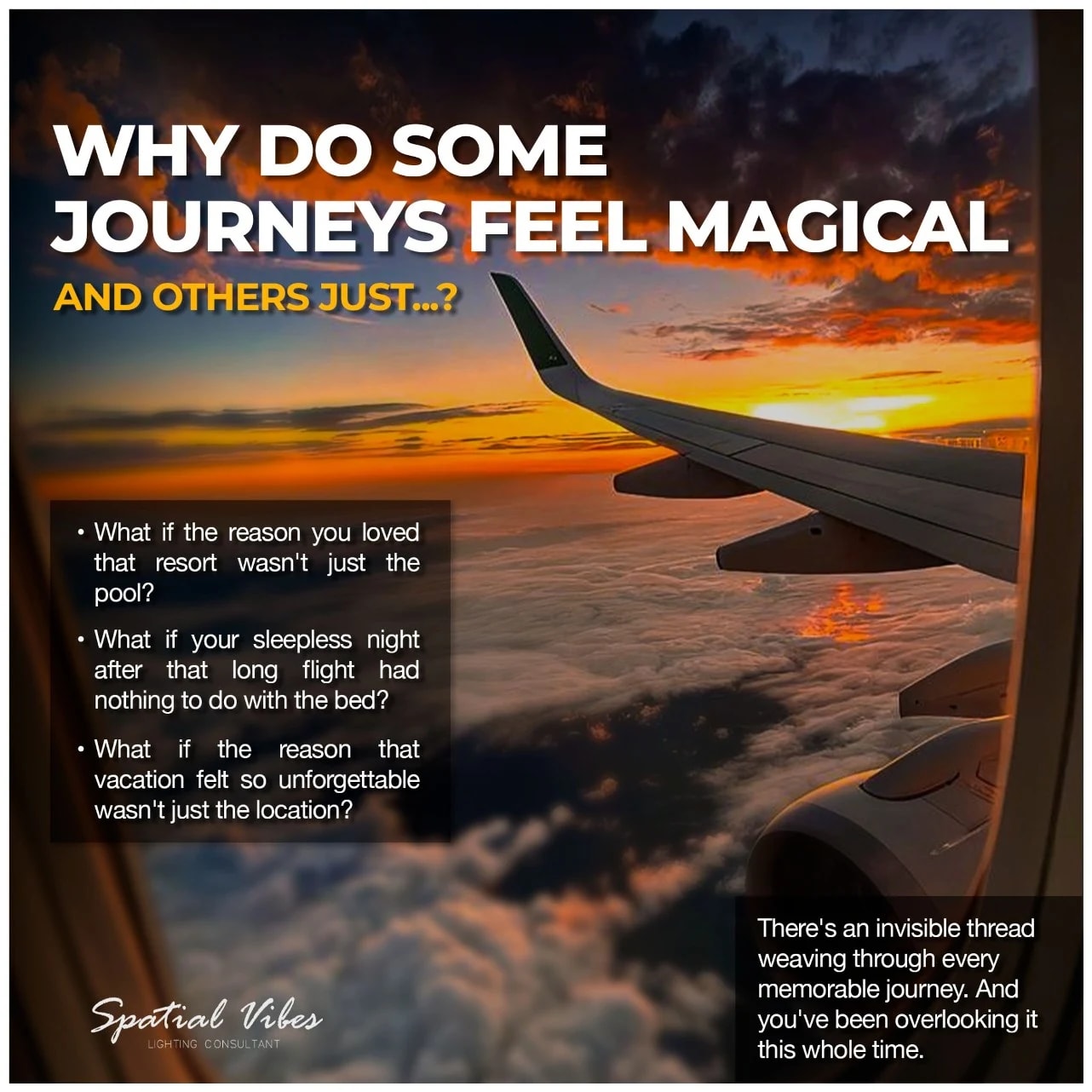 Why do some journeys feel magical — slide 1