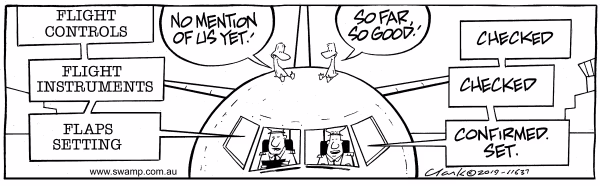 Pilots Checklist Comic