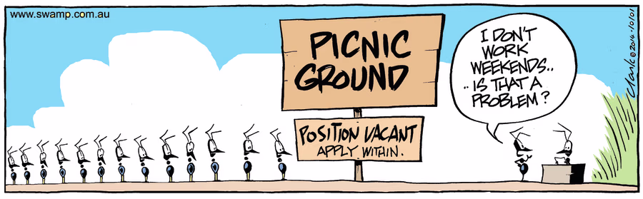 Position Vacant Comic