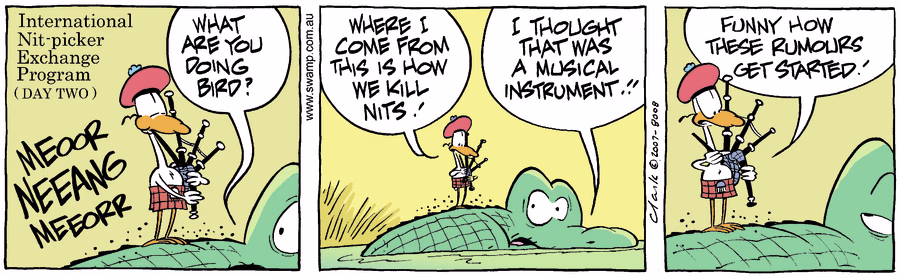 Nitpicker Bird Bagpipes