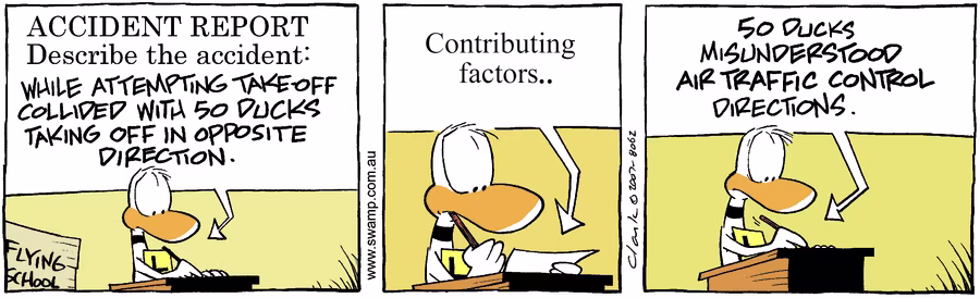 Ding Duck Accident Report Ding Duck Accident Report