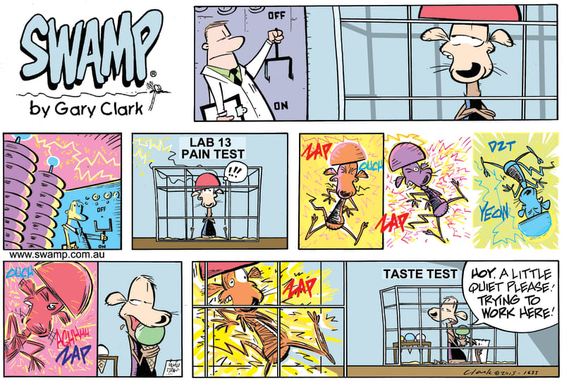 tested for pain tolerance