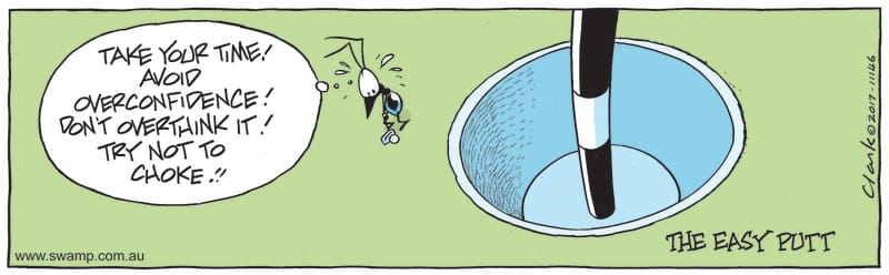 miss the easy putt