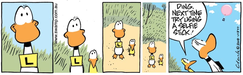 hoping for some selfies