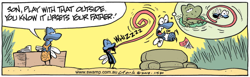 upsets his father