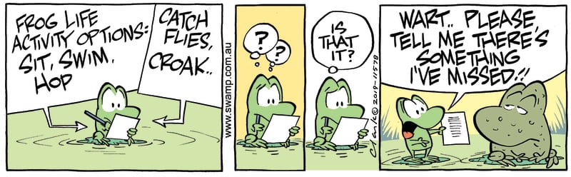 questionnaire about frog life