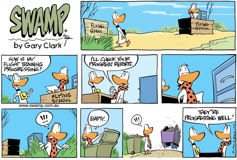 flight training is progressing