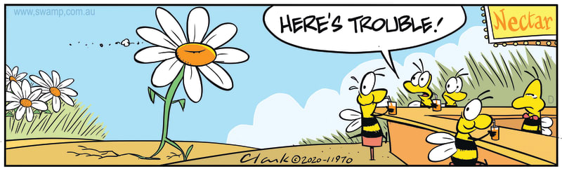 Flower is Angry with Bees