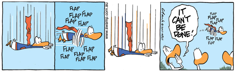 Flying Like Superman Comic