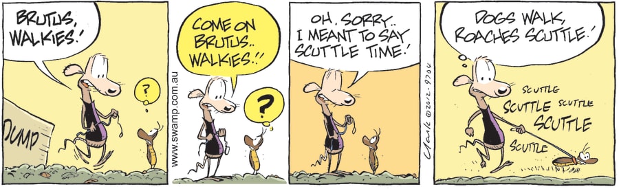 Brutus Cockroach is Offended