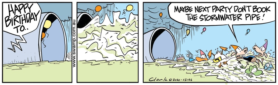 Party in Storm Water Drain