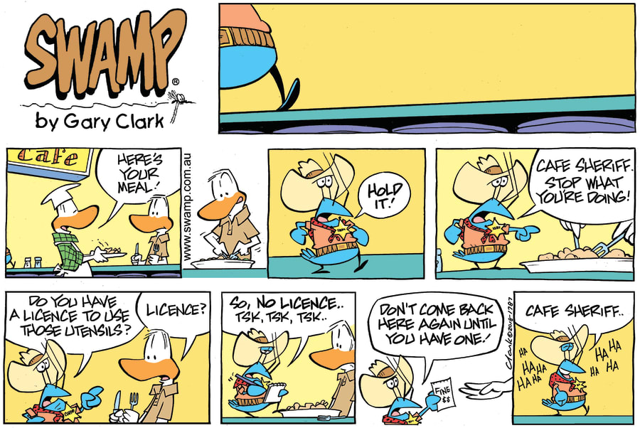 Bob Crayfish Sheriff Comic