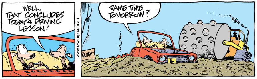 Driving Lesson Comic