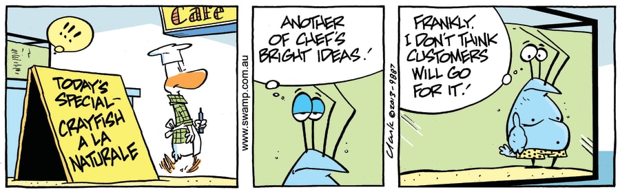 Crayfish A La Naturale Comic