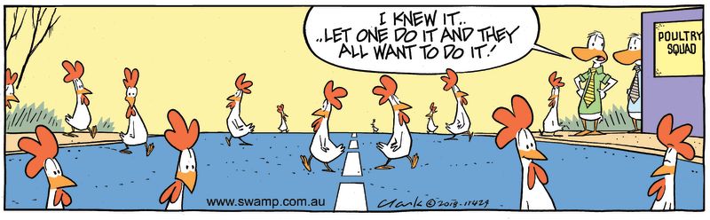chicken cross the road