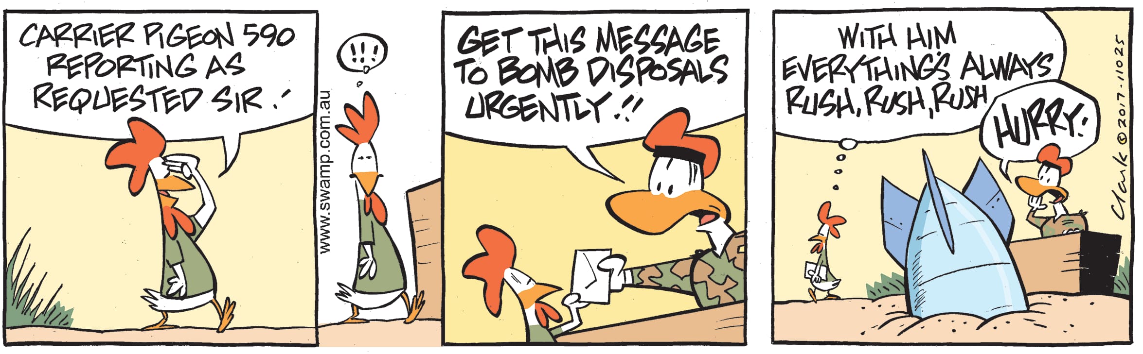 message to Bomb Disposal