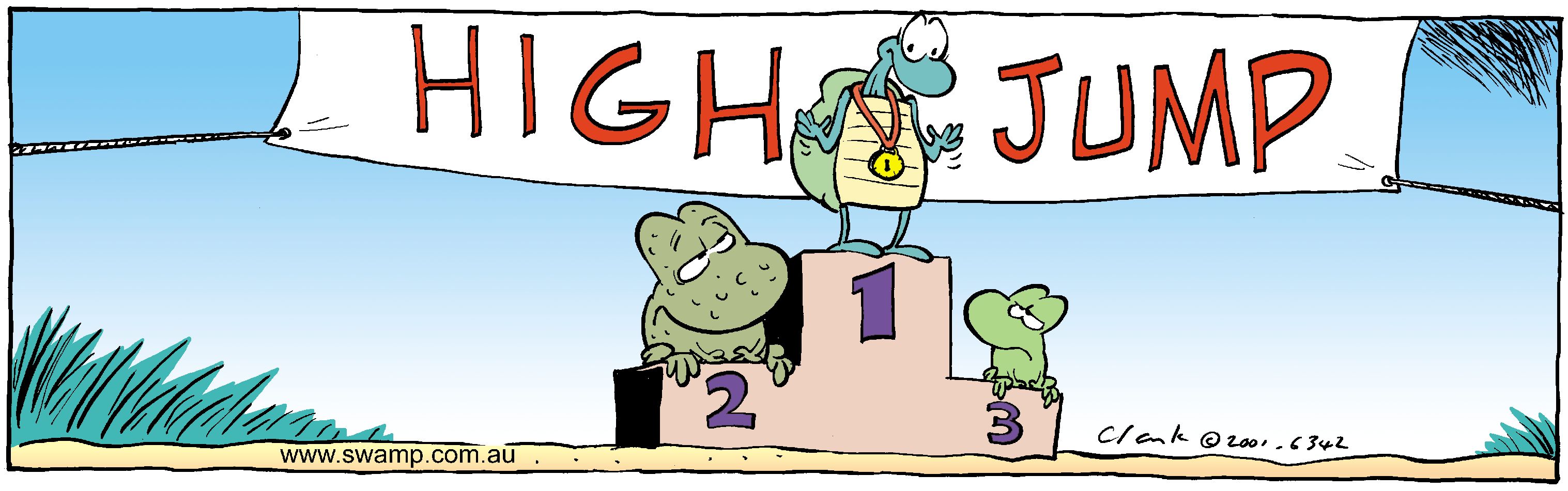 High Jump - Swamp Cartoons High Jump - Swamp Cartoons