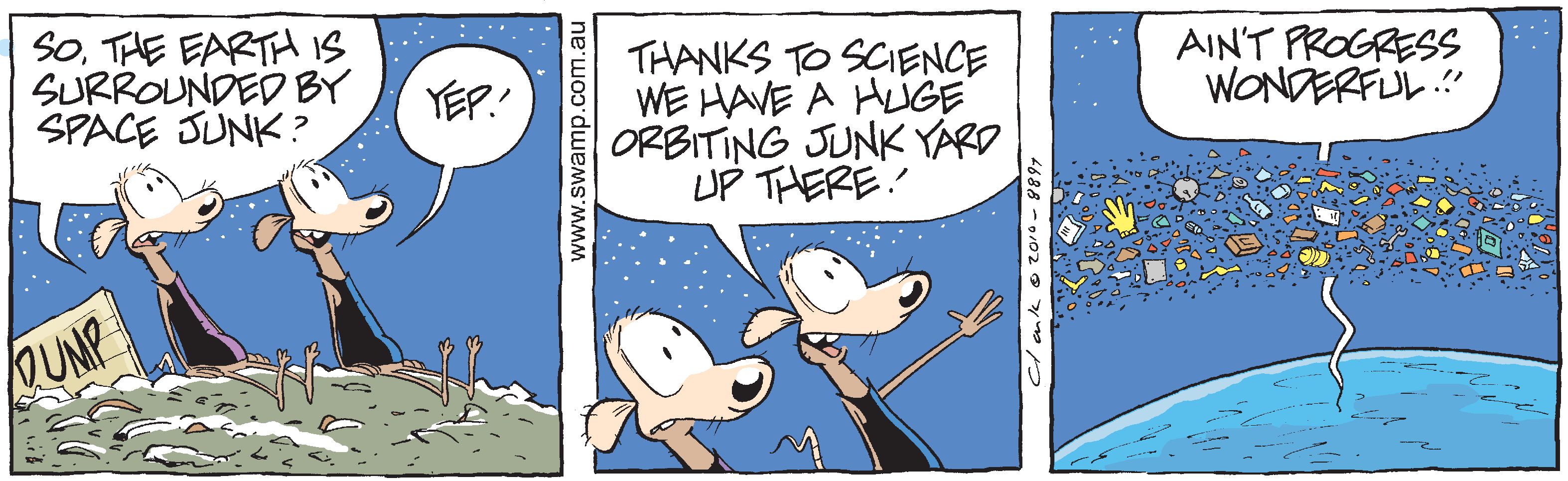 Swamp Rats- Space Junk Comic - Swamp Cartoons Swamp Rats- Space Junk Comic - Swamp Cartoons