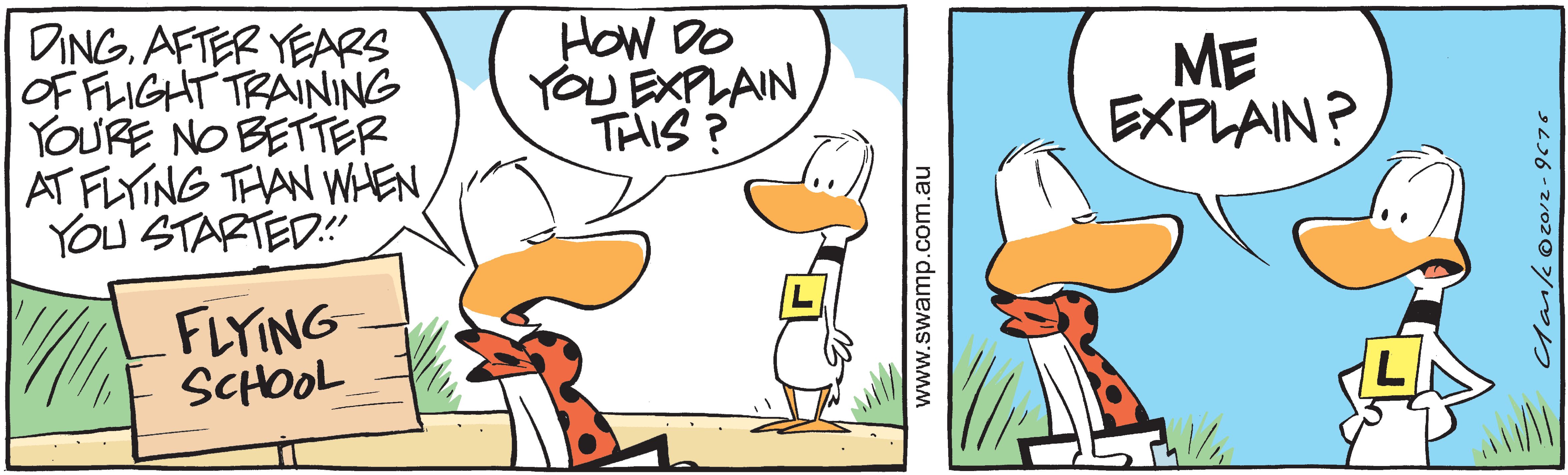 Flight Training Comic