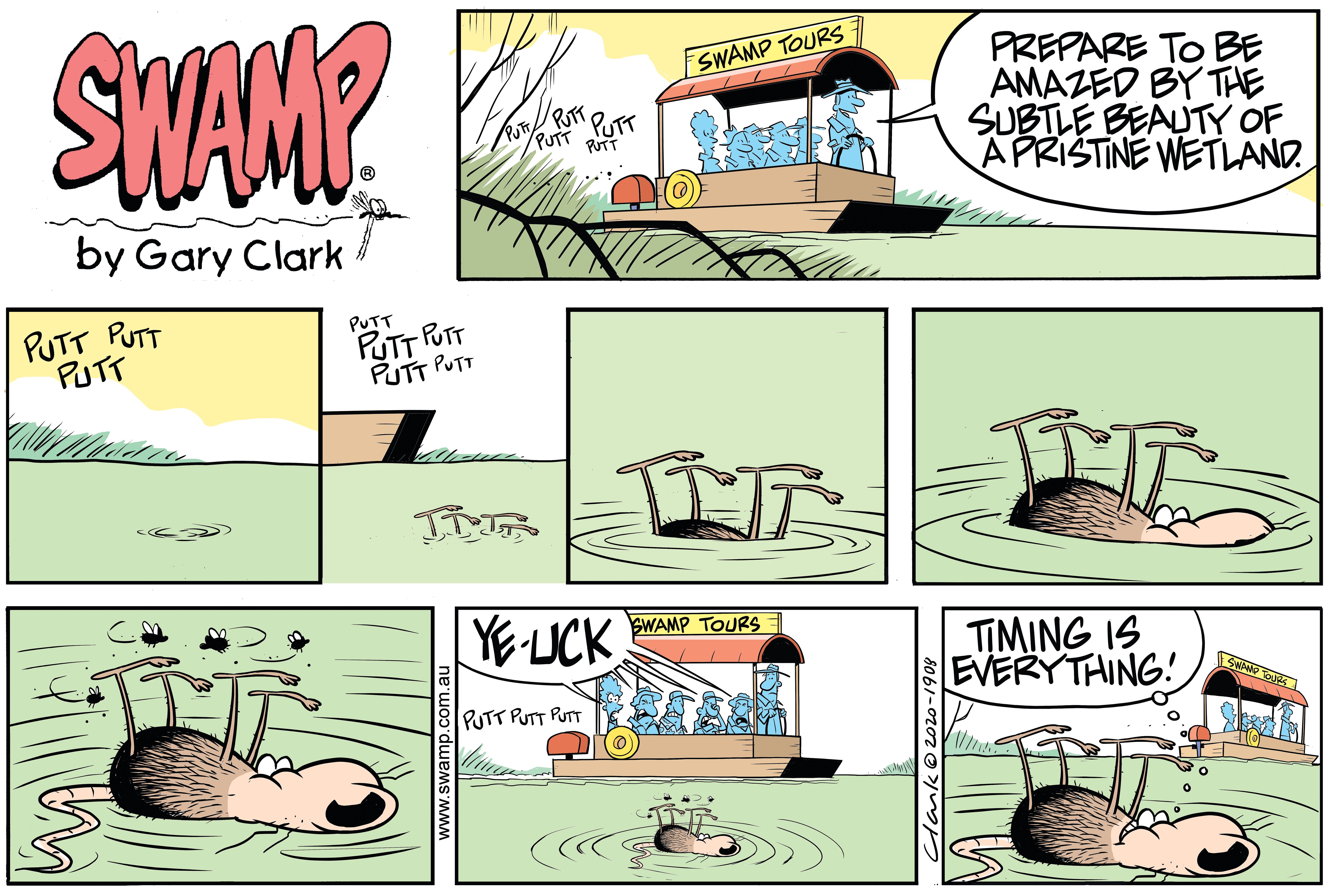 Timing is Everything - Swamp Cartoons