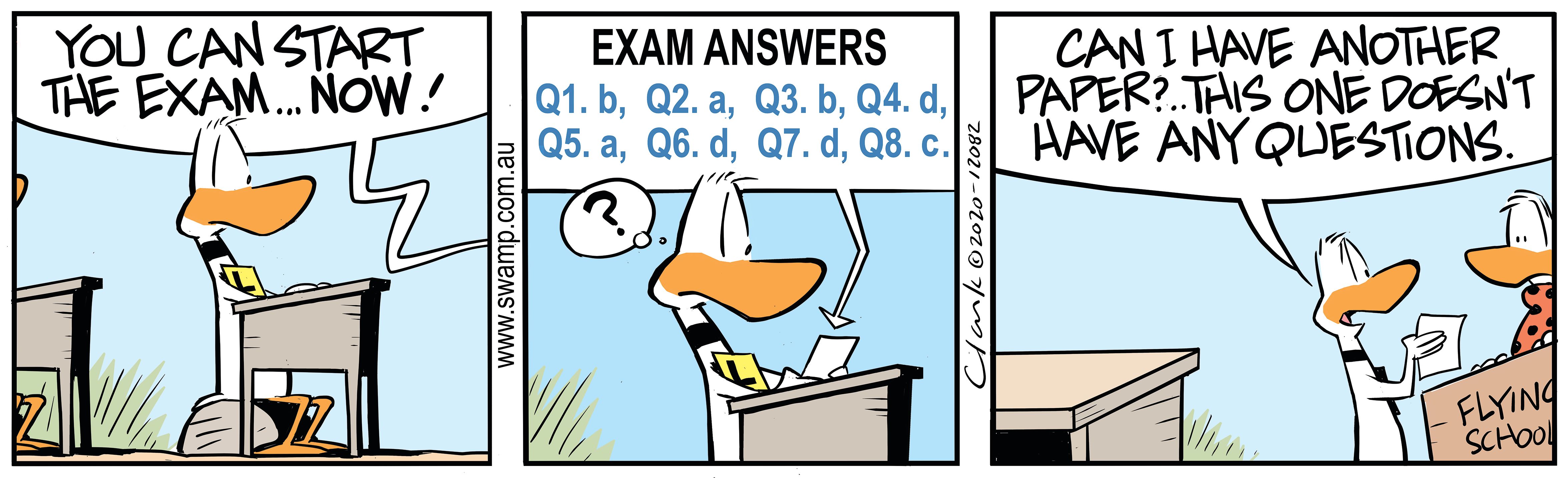 Ding Duck Start Exam Now