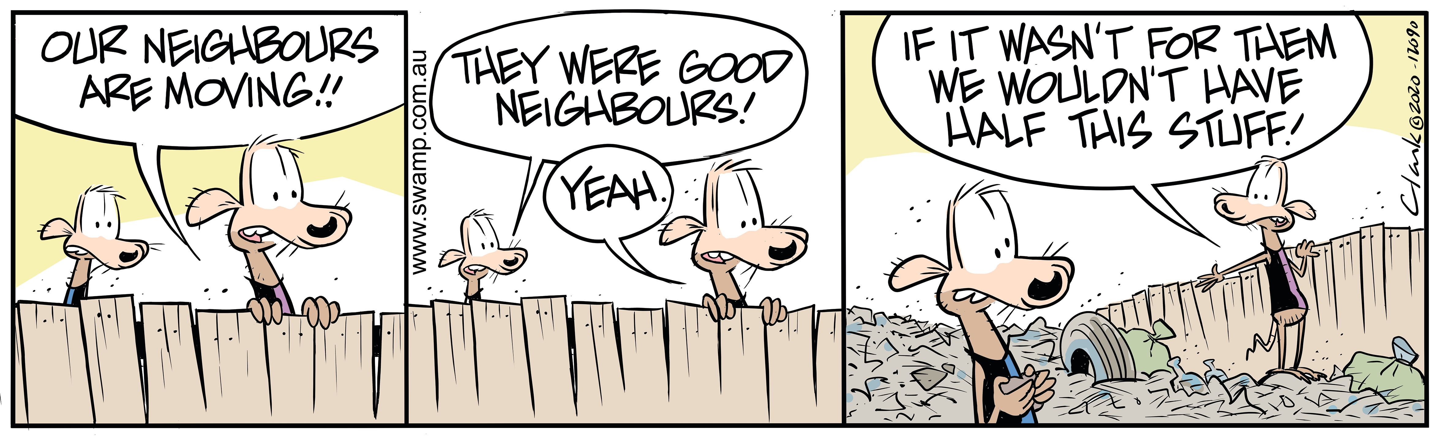 Neighbours are Moving Out