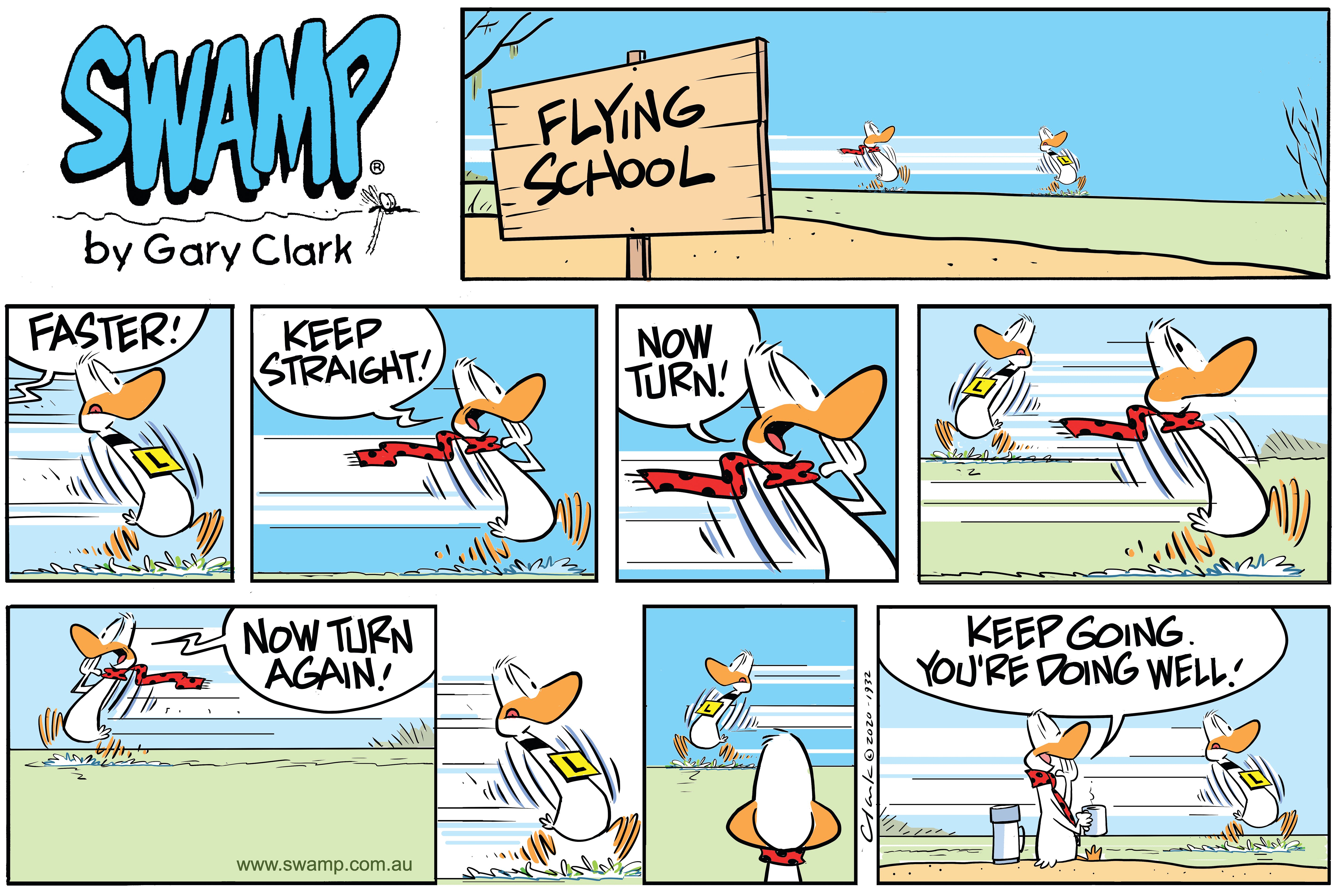 Ding Duck Faster Take-off