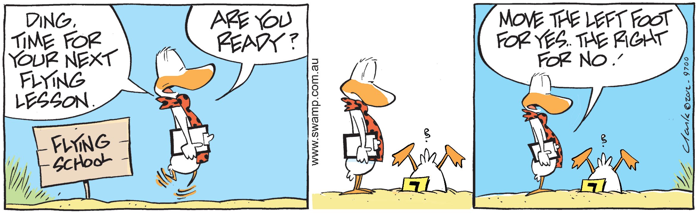 Next Flying Lesson Comic
