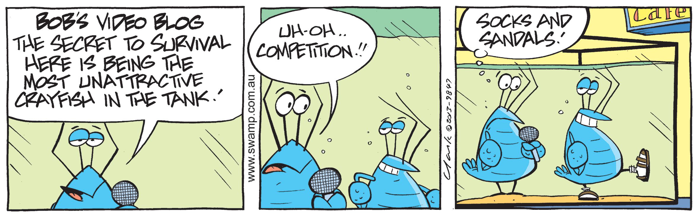 Unattractive Crayfish Comic