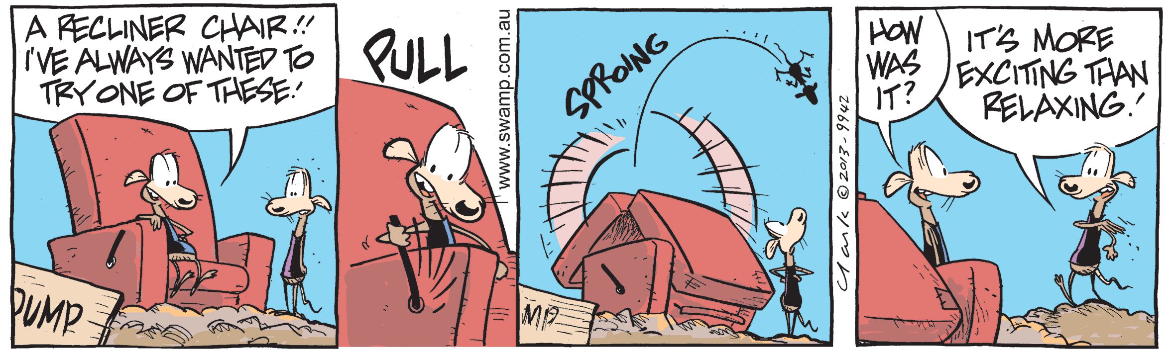 Recliner Chair Comic