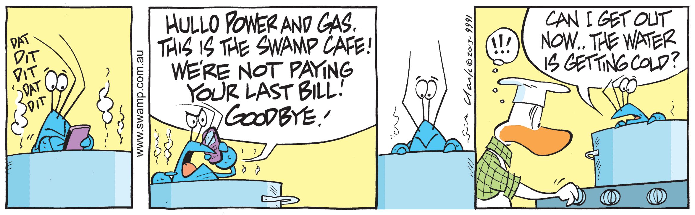 Bob the Crayfish Power Bill Comic