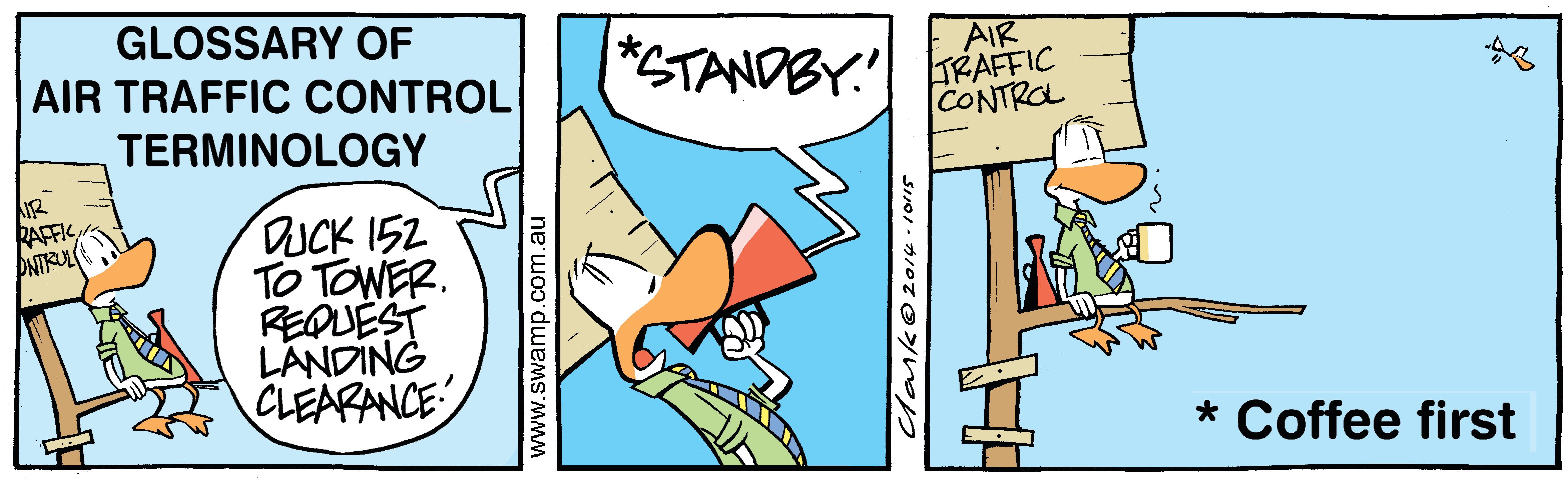 Air Traffic Controller + Coffee Comic