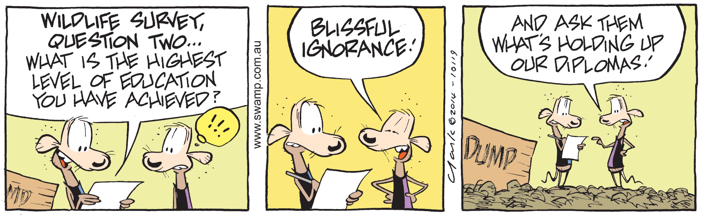 Swamp Rats Education Comic