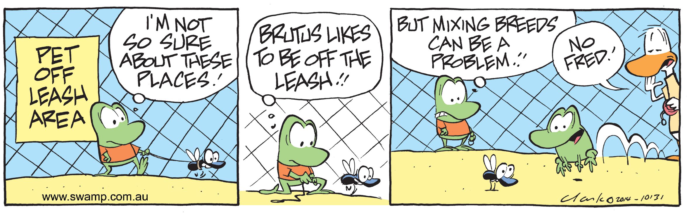Mort Frog Pet Fly Play Comic