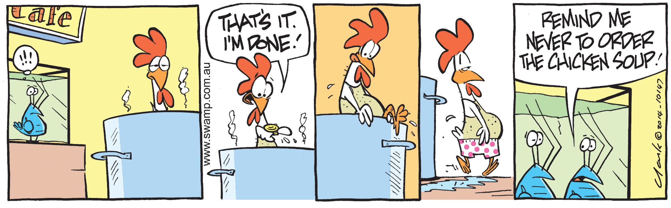 Bob the Crayfish Chicken Soup Comic