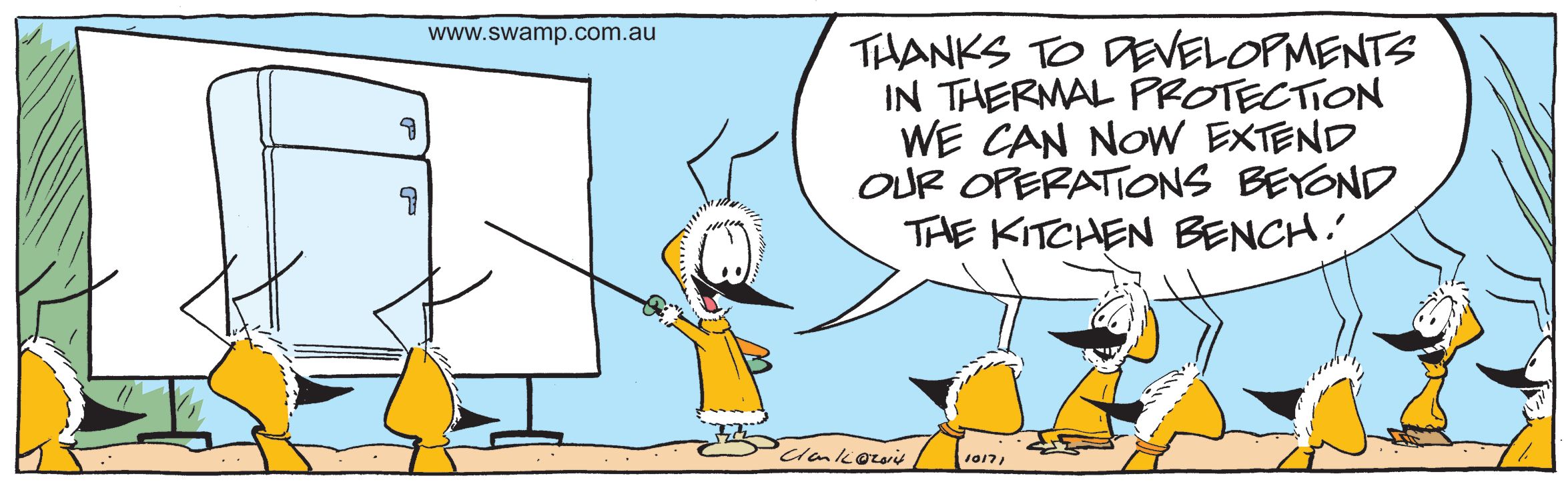 Swamp Ants in Fridge Comic