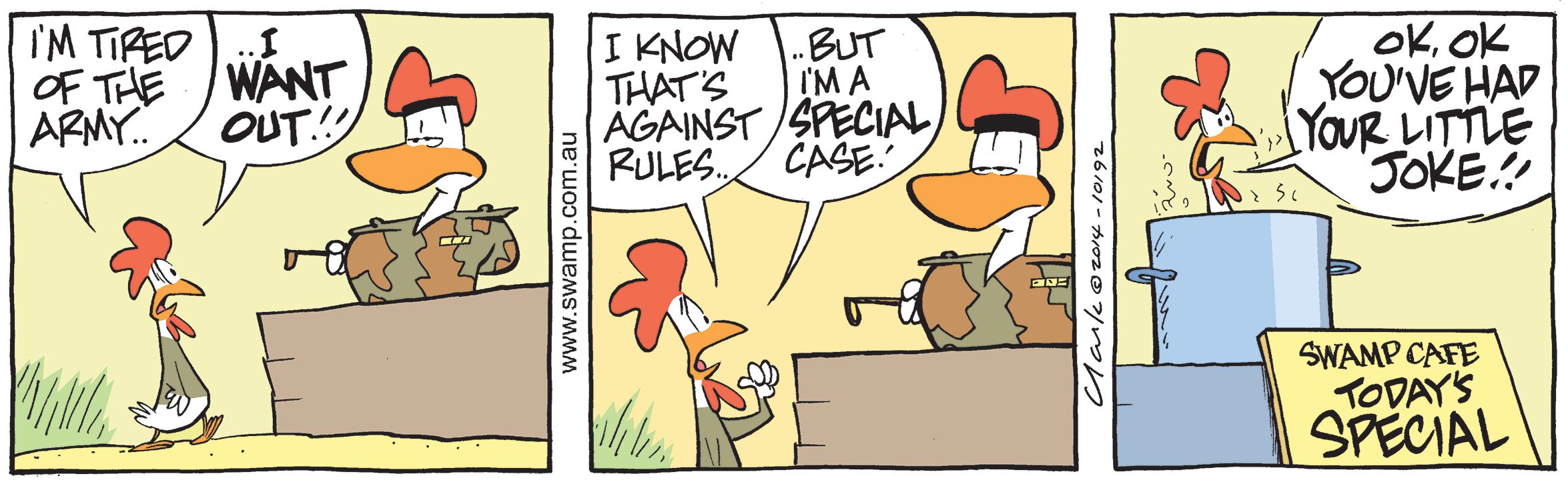 Army Sergeant Joke Comic