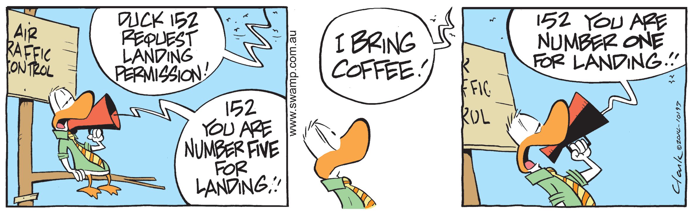 Air Traffic Control Coffee Comic