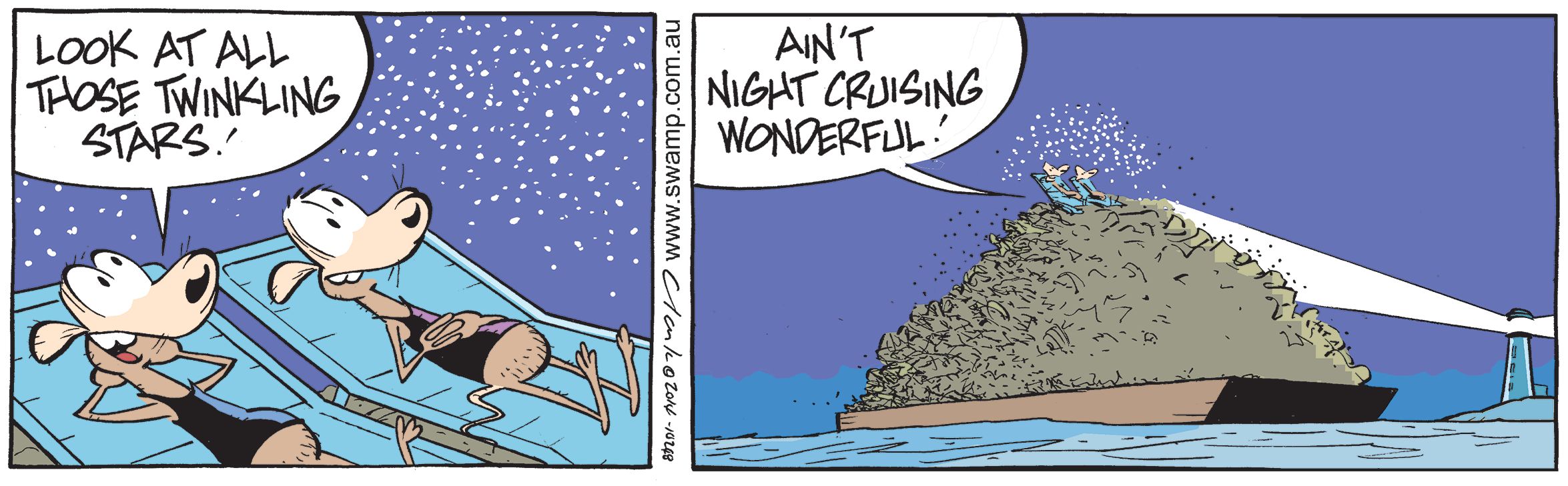 Swamp Rats Cruising Comic