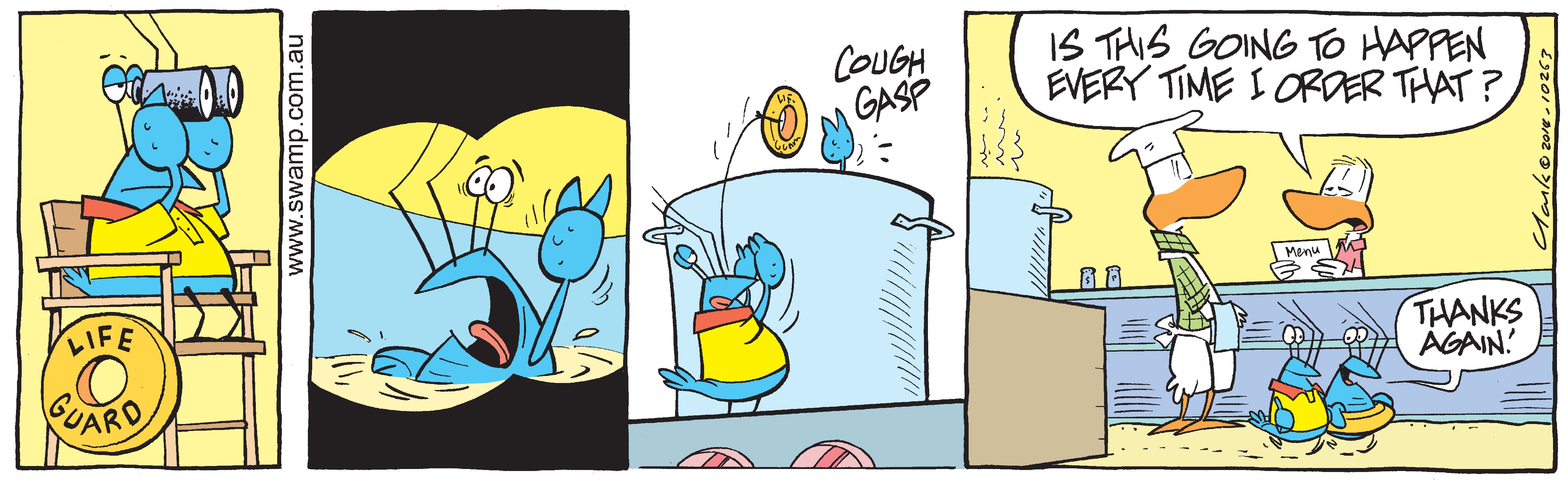 Bob Crayfish Lifeline Comic